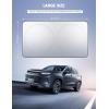 imageLamicall Car Windshield Sun Shade  4Layer Reflective 240T Sun ampamp UV Reflective Windshield Cover Sun Shade  Easy Install Foldable  66quotx37quot Windshield Cover for Large SUV Truck66x37