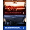 imageLamicall Car Windshield Sunshade Umbrella  5Layer UV Block 10Rib Fiberglass Frame for Heat Insulation 53quotx30quot Front Window Interior Sun Protection for Compact Sedan SUV Windshield