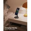 imageLamicall Cell Phone Stand for Desk  360 Rotation Sturdy Adjustable Desktop Phone Holder Foldable Mobile Stand Office Desk Accessories for iPhone 16 15 14 Pro Max Galaxy S25 S24 All PhonesBlack