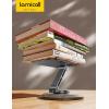 imageLamicall Cell Phone Stand for Desk  360 Rotation Sturdy Adjustable Desktop Phone Holder Foldable Mobile Stand Office Desk Accessories for iPhone 16 15 14 Pro Max Galaxy S25 S24 All PhonesGrey