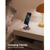 imageLamicall Cell Phone Stand for Desk  360 Rotation Sturdy Adjustable Desktop Phone Holder Foldable Mobile Stand Office Desk Accessories for iPhone 16 15 14 Pro Max Galaxy S25 S24 All PhonesGrey