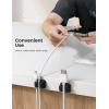 imageLamicall Cord Organizer Spring Clip Holder  1 Small Clip Hold 3 Cords Desk Cable Management Holder Adhesive Phone Charger Wire Keeper for Nightstand Office Car Desk Accessories 3PcsBlack