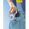 imageLamicall Magnetic Phone Ring Grip Stand  2025 Stable DualHinge Ring Kickstand Finger Holder Super Magnet 360 Rotation Ring Grip for MagSafe Accessories for iPhone 16 15 14 Pro Max White