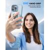 imageLamicall Magnetic Phone Ring Grip Stand  2025 Stable DualHinge Ring Kickstand Finger Holder Super Magnet 360 Rotation Ring Grip for MagSafe Accessories for iPhone 16 15 14 Pro Max White