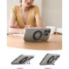 imageLamicall Magnetic Phone Ring Holder for MagSafe Flexible 360 Rotation Magnet Finger Ring Grip Stand Holder Fit for iPhone 16 15 14 13 12 Pro Pro Max Plus Mag Safe Accessories Misty Black