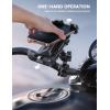 imageLamicall Motorcycle Phone Mount Holder  Dual Vibration Dampener Metal Adjustment Arm Motorcycle Cell Phone Holder Bike Handlebar Phone Mount for iPhone 1615 1413 Pro Max 4767quot PhonesBlack