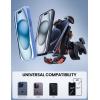 imageLamicall Motorcycle Phone Mount Holder  Dual Vibration Dampener Upgrade Handlebar Clip Motorcycle Cell Phone Holder Bike Phone Mount Fit iPhone 16151413 Pro Max 4767quot Phones BlackOrange