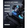 imageLamicall Motorcycle Phone Mount Holder  Dual Vibration Dampener Upgrade Handlebar Clip Motorcycle Cell Phone Holder Bike Phone Mount Fit iPhone 16151413 Pro Max 4767quot Phones BlackBlue