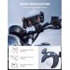 imageLamicall Motorcycle Phone Mount Holder  Dual Vibration Dampener Upgrade Handlebar Clip Motorcycle Cell Phone Holder Bike Phone Mount Fit iPhone 16151413 Pro Max 4767quot Phones BlackOrange