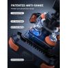 imageLamicall Motorcycle Phone Mount Holder  Dual Vibration Dampener Upgrade Handlebar Clip Motorcycle Cell Phone Holder Bike Phone Mount Fit iPhone 16151413 Pro Max 4767quot Phones BlackOrange