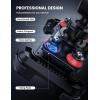 imageLamicall Motorcycle Phone Mount Holder  Dual Vibration Dampener Upgrade Handlebar Clip Motorcycle Cell Phone Holder Bike Phone Mount Fit iPhone 16151413 Pro Max 4767quot Phones BlackRed