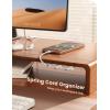 imageLamicall Spring Cord Organizer Office Desk Accessories  12Pack Compact Desk Cable Management Holder Clips Nightstand Phone Charging Cord Holder 8mm Slot Adhesive Wire Organizer WhiteWhite