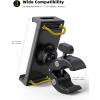 imageLamicall Tablet Holder for Spin Bike  Tablets Mount Clamp for Indoor Bike Peloton Treadmill Exercise Bicycle Clamp for iPad ProAirMini and 47129quot TabletBlack