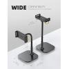 imageLamicall Tablet Stand Holder Gooseneck Tablet Mount  25lb Heavy Duty Base Adjustable Desktop Stand with 360 Degree Rotating for 4713quot Tablet iPad Pro 129 Air Mini Fire Kindle Tabs Black