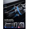 imageLamicall for MagSafe Car Mount  20 Super Magnets Magnetic Car Phone Mount Air Vent Phone Holder Car Hands Free Cell Phone Holder Clip Car Accessories fit iPhone 16 15 14 13 Pro Plus MaxNEW Upgraded  Silver