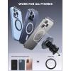 imageLamicall for MagSafe Car Mount  20X Strong Magnets Metal Hook Magnetic Phone Holders for Your Car  360 Rotation Car Phone Holder for iPhone 16 15 14 13 Pro Plus Max Case ampamp All Phones