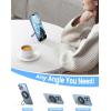 imageLamicall for MagSafe Magnetic Phone Grip Stand  2025 Upgrade DualHinge Finger Ring Holder Phone Kickstand Super Magnet 360 Rotation Ring for Mag Safe Accessories for iPhone 16 Pro Max Androids