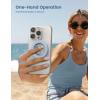 imageMagnetic Phone Ring Holder for Mag Safe  Lamicall Magnetic Finger Phone Ring Stand Holder Magnet Ring Grip Compatible with iPhone 12 13 Pro Pro Max Mini Mag Safe Accessories Sky Blue