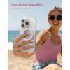 imageMagnetic Phone Ring Holder for Mag Safe  Lamicall Magnetic Finger Phone Ring Stand Holder Magnet Ring Grip Compatible with iPhone 14 Plus 13 12 Pro Pro Max Mini Grass GreenSakura Pink
