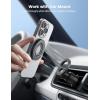 imageMagnetic Phone Ring Holder for Mag Safe  Lamicall Magnetic Finger Phone Ring Stand Holder Magnet Ring Grip Compatible with iPhone 14 Plus 13 12 Pro Pro Max Mini Grass GreenMisty Black