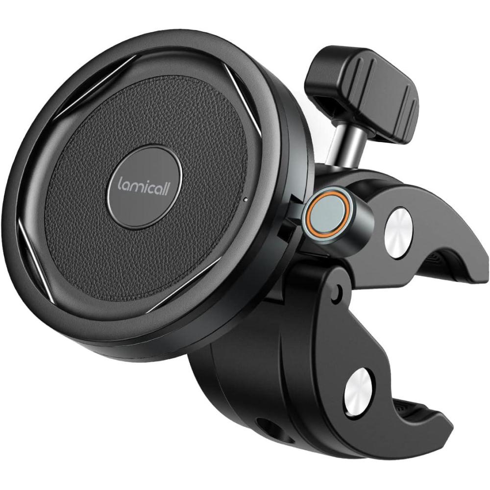 imageLamicall All Lock Scooter Motorcycle Bike Ebike Phone Mount Need Work with All Lock Airbag Case Not Included for iPhone or All Lock Universal Phone Snap Adaptor Not Included
