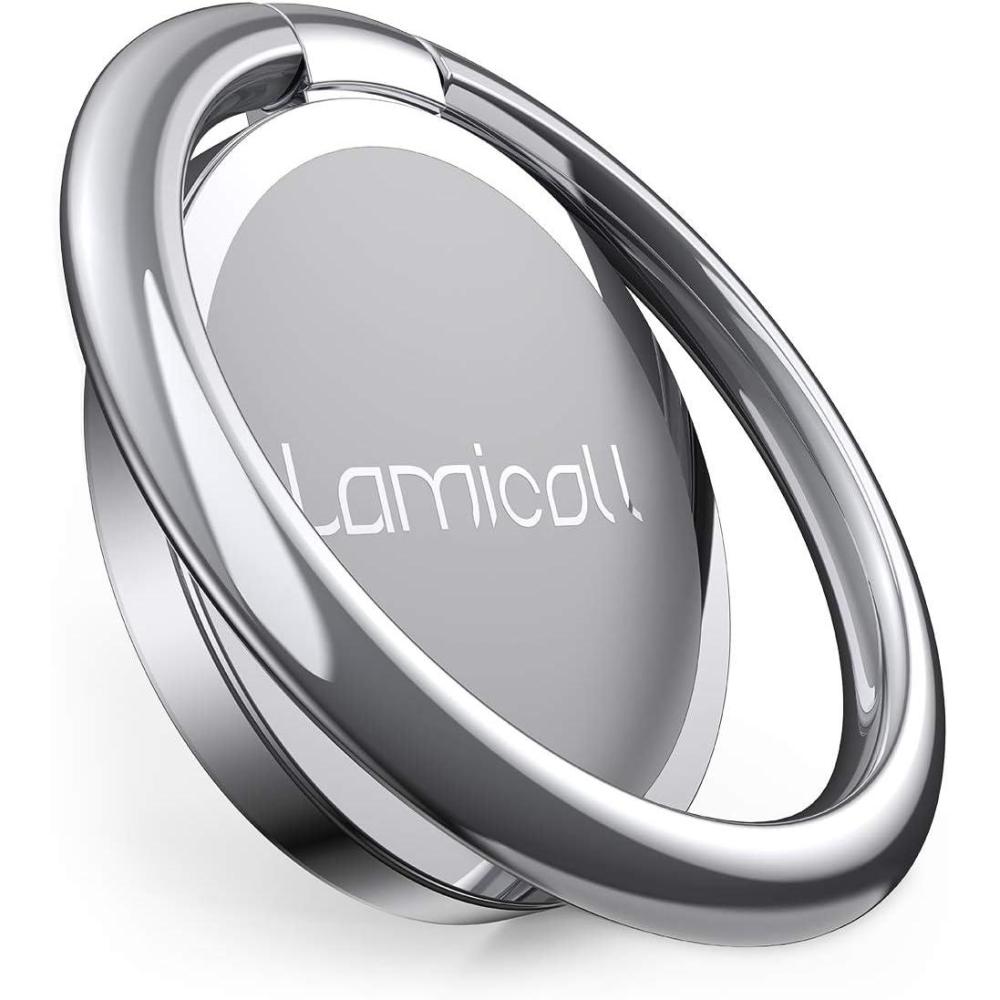 imageLamicall Rose Gold Cell Phone Ring Universal Cell Phone Finger Grip Holder Mothers Day for Mother Compatible with iPhon 16 15 Pro Max XR X Galaxy S25 S24 All Android Smartphone AccessoriesSliver02
