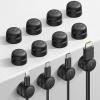 imageLamicall 12Pack Rotatable Cord Organizer Desk Office Nightstand Accessories  Cable Management Clips Desk Phone Charger Holder Gadgets Wire Organizer Keeper Home Workspace Dorm Organizers12Pack