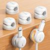 imageLamicall 12Pack Rotatable Cord Organizer Office Desk Nightstand Accessories  Cable Clips Management Birthday Gifts for Teens Friends Desk Phone Charger Holder Gadget Home Workspace Organizer6Pack