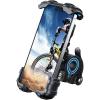 imageLamicall Bike Phone Holder Motorcycle Mount  Motorcycle Phone Holder Handlebar Cell Phone Clamp Scooter Phone Clip for iPhone 16 Pro MaxPlus 15 Pro Max S10 S20 More 47quot to 68quot SmartphonesBlue