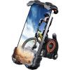 imageLamicall Bike Phone Holder Motorcycle Mount  Motorcycle Phone Holder Handlebar Cell Phone Clamp Scooter Phone Clip for iPhone 16 Pro MaxPlus 15 Pro Max S10 S20 More 47quot to 68quot SmartphonesOrange