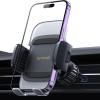 imageLamicall Car Phone Holder Vent  Upgraded Spring Loaded Hook Big Phone Friendly Air Vent Cell Phone Holders for Your Car Mount Automobile Hands Free Cradle for iPhone 16 15 14 13 Pro Max Smartphone