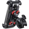 imageLamicall Motorcycle Phone Mount Holder  Dual Vibration Dampener Upgrade Handlebar Clip Motorcycle Cell Phone Holder Bike Phone Mount Fit iPhone 16151413 Pro Max 4767quot Phones BlackRed