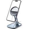 imageLamicall Phone Stand for Apple 15W MagSafe Charger  Collasple Adjustable Charging Holder Dock Cradle for Desk Compatible with Airpods iPhone 16 15 14 13 12 Plus Pro Pro Max Grey Stand Only