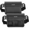 imageLamicall Waterproof Fanny Pack Cruise Essentials 2025  Elastic Waist Strap Dry Bag Pouch Travel Boat Paddle Kayak Beach Swimming Accessories 87 for iPhone 16 15 14 13 Pro Max GalaxyTransparent Black