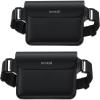 imageLamicall Waterproof Fanny Pack Cruise Essentials 2025  Elastic Waist Strap Dry Bag Pouch Travel Boat Paddle Kayak Beach Swimming Accessories 87 for iPhone 16 15 14 13 Pro Max GalaxyBlack