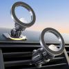 imageLamicall for Magsafe Car Mount  20X N55 Magnets Magnetic Phone Holder for Your Car Dashboard Vent Car Phone Holder for iPhone 16 All Smartphone fits Magsafe Phone caseNEW Upgraded  Silver