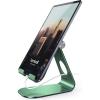 imageTablet Stand Adjustable Lamicall Tablet Stand  Desktop Stand Holder Dock Compatible with Tablet Such as iPad 2018 Pro 97 105 Air Mini 4 3 2 Kindle Nexus Accessories EReader 413 BlackGreen