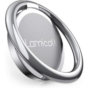 imageLamicall Rose Gold Cell Phone Ring Universal Cell Phone Finger Grip Holder Mothers Day for Mother Compatible with iPhon 16 15 Pro Max XR X Galaxy S25 S24 All Android Smartphone AccessoriesSliver02