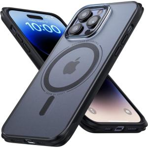 imageLamicall Shockproof Case for iPhone 14 Pro Max Compatible for Magsafe  Super Protective but Slim Case10 FT Drop Protection Magnetic Translucent Frosted14 Pro 61