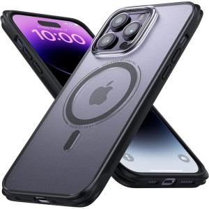 imageLamicall Shockproof Case for iPhone 14 Pro Max Compatible for Magsafe  Super Protective but Slim Case10 FT Drop Protection Magnetic Translucent Frosted14 Pro Max 67