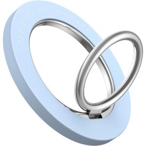imageMagnetic Phone Ring Holder for Mag Safe  Lamicall Magnetic Finger Phone Ring Stand Holder Magnet Ring Grip Compatible with iPhone 12 13 Pro Pro Max Mini Mag Safe Accessories Sky Blue
