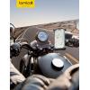 imageLamicall Bike Motorcycle Phone Mount  1s Quick Lock Bike Cell Phone Holder Clip Bicycle Scooter Handlebar Clamp for iPhone 17 16 15 Pro Max Galaxy S25 S24 Ultra More 67quot Phones GrayGray