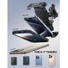 imageLamicall Bike Motorcycle Phone Mount  1s Quick Lock Bike Cell Phone Holder Clip Bicycle Scooter Handlebar Clamp for iPhone 17 16 15 Pro Max Galaxy S25 S24 Ultra More 67quot Phones GrayGray