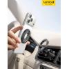 imageLamicall for MagSafe Magnetic Phone Ring Grip  360 Rotating Ring Holder with Smooth Damping Crystal Clear Finger Grip Kickstand Strong Mag Safe Accessories for iPhone 17 Pro Max Air All Phones