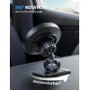 imageLamicall 15W for Magsafe Car Mount Charger  AutoOff LED Wireless Car Phone Holder Vent Dashboard HandsFree Magnetic Phone Holder for Car Charging for iPhone 17 Air Pro Max Plus 16 15 14 13 12Black