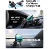 imageLamicall 15W for Magsafe Car Mount Charger  AutoOff LED Wireless Car Phone Holder Vent Dashboard HandsFree Magnetic Phone Holder for Car Charging for iPhone 17 Air Pro Max Plus 16 15 14 13 12Black