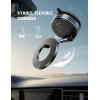 imageLamicall Car Phone Holder Mount  70 LBS Strongest Suction for Magsafe Car Mount 360 Adjustable Suction Cup Phone Mount Dashboard Windshield Vacuum Magnetic Phone Holder fit iPhone 17 16 Pro MaxBlack