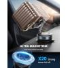 imageLamicall Car Phone Holder Mount  70 LBS Strongest Suction for Magsafe Car Mount 360 Adjustable Suction Cup Phone Mount Dashboard Windshield Vacuum Magnetic Phone Holder fit iPhone 17 16 Pro MaxBlack