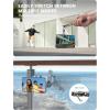 imageLamicall for Magsafe Tripod Stand  Triple Axis Foldable Aluminium Magnetic Tripod for iPhone Mini Selfie Stick with 14quot Screw Arca and Hook Cell Phone Stand fits iPhone Camera for Vlog Travel