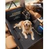 imageLamicall Dog Car Seat Cover for Back Seat  Upgraded AntiRipped Back Seat Extender for Dogs Hard Bottom Waterproof Dog Hammock for Car with Mesh Window Pet Backseat Protector SUV ampamp Small Truck LFor Cars SUV Small Truck